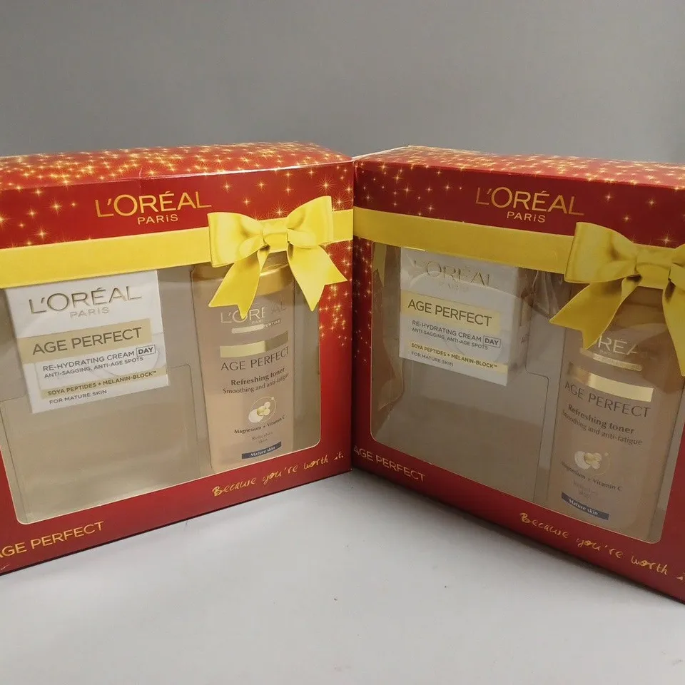 2 BOXED LOREAL AGE PERFECT GIFTSETS