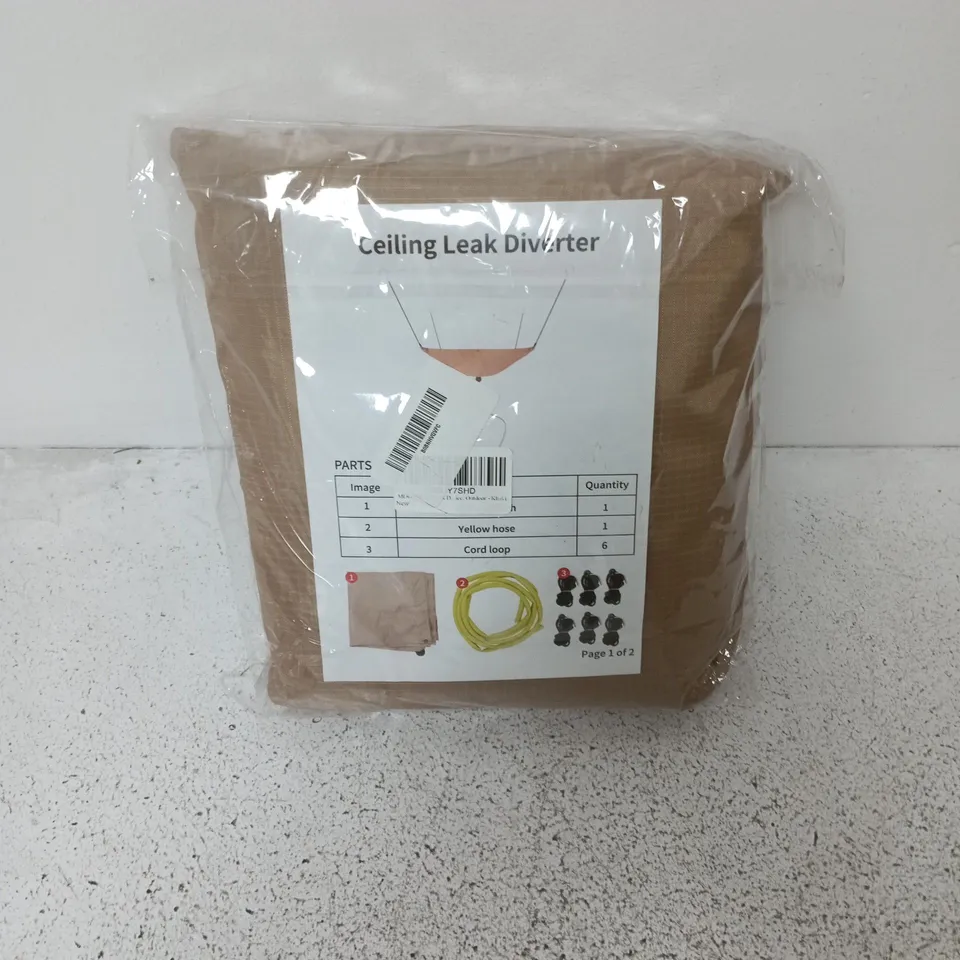 CEILING LEAK DIVERTER KIT (BROWN BAG, WITH YELLOW HOSE) – SEALED IN PACK