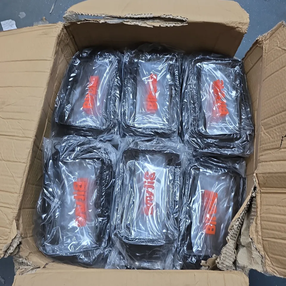 BOX OF APPROXIMATELY 200 BITVAE COSMETIC BAGS 