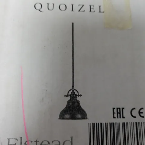 BOXED QUIOZEL EMERY CEILING LIGHT MINI PENDANT FINISH PALLADIAN