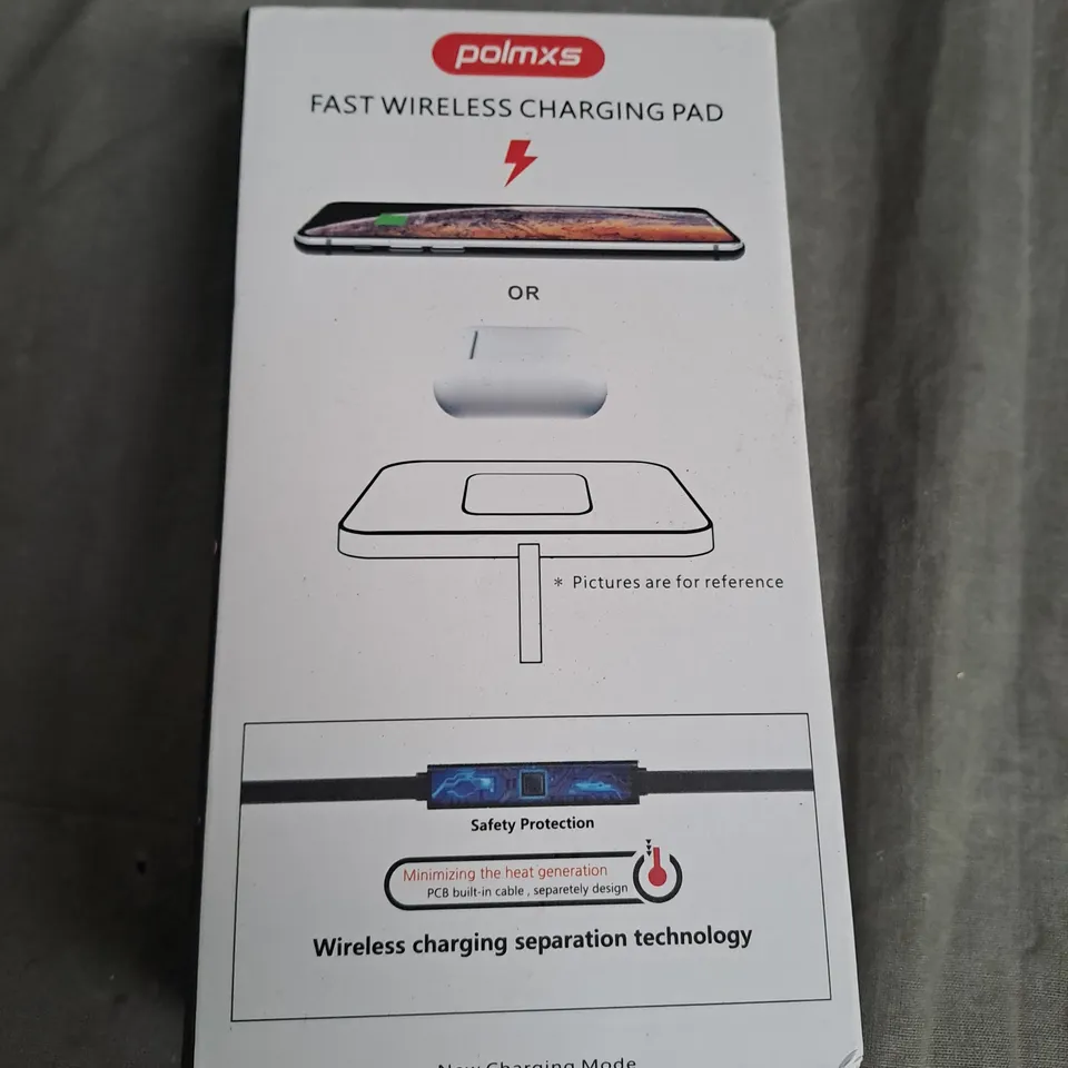 POLMXS FAST WIRELESS CHARGING PAD 