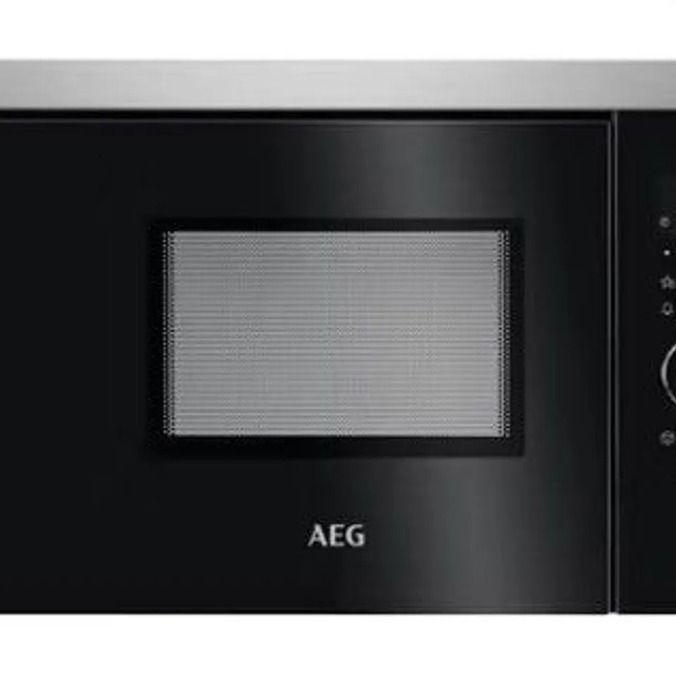 AEG BUILT-IN 17L MICROWAVE MBB1756SEM BLACK/STAINLESS STEEL