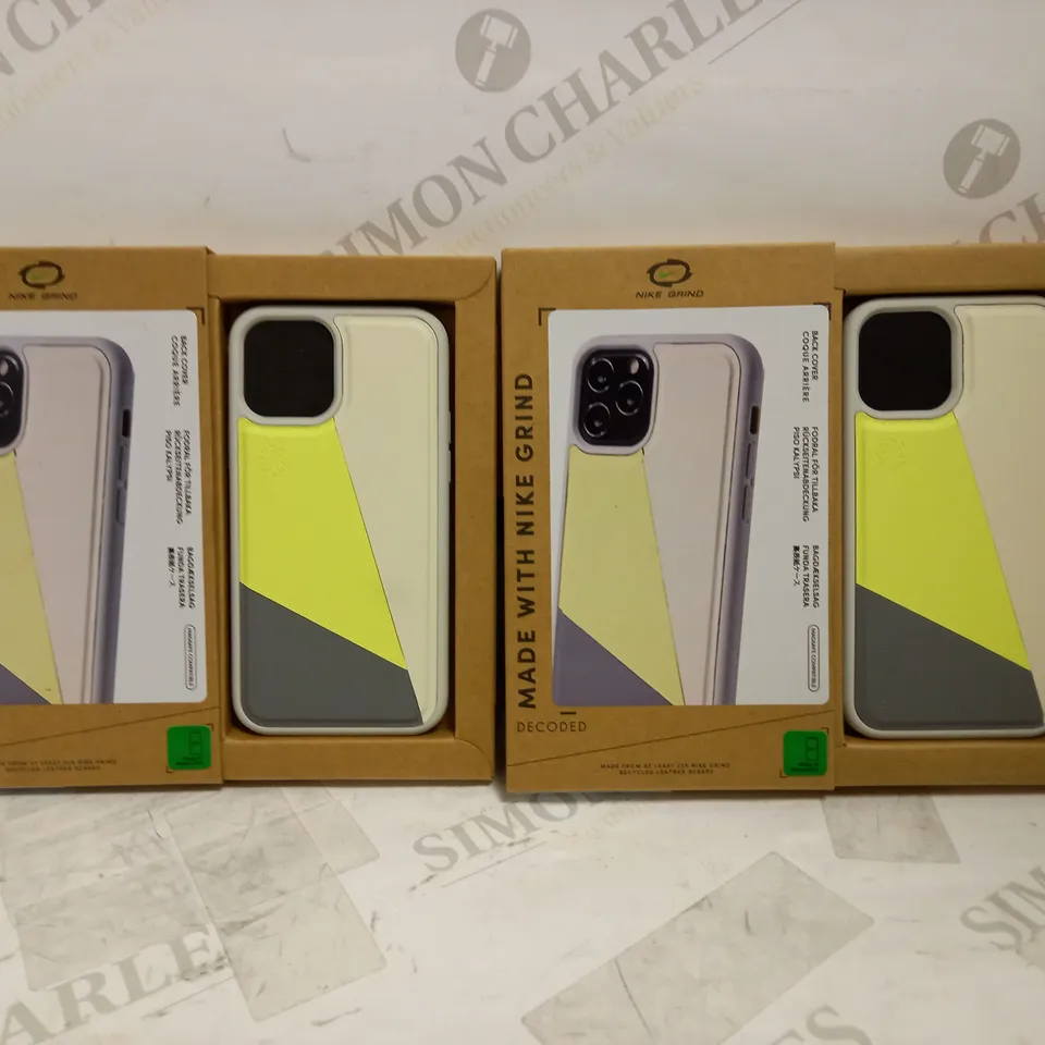 LOT OF 2 NIKE GRIND DECODED APPLE IPHONE 12/12 PRO MAGSAFE COMPATIBLE PHONE CASES