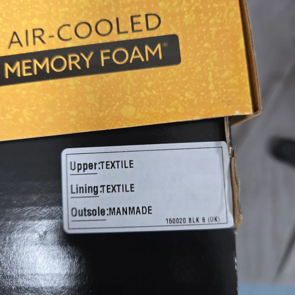 SKECHERS VAPOR FOAM SLIP-ON SHOES - BLACK, UK 6