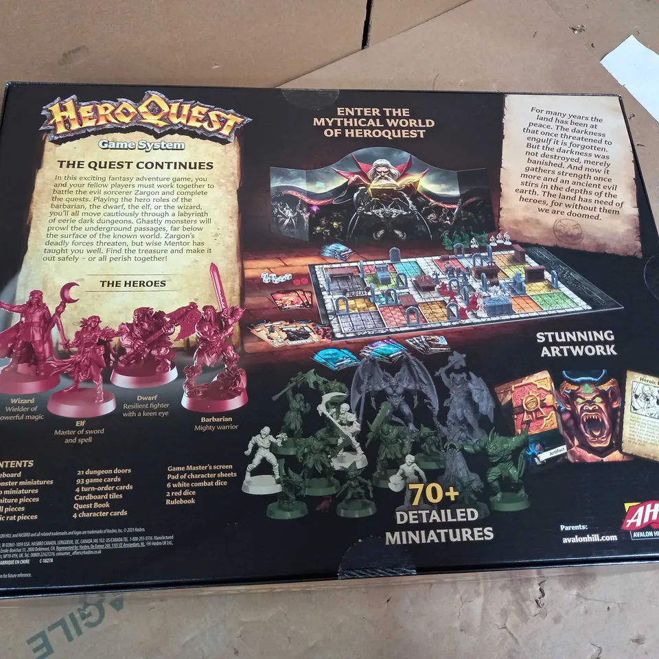 HASBRO HEROQUEST GAME SYSTEM    14+