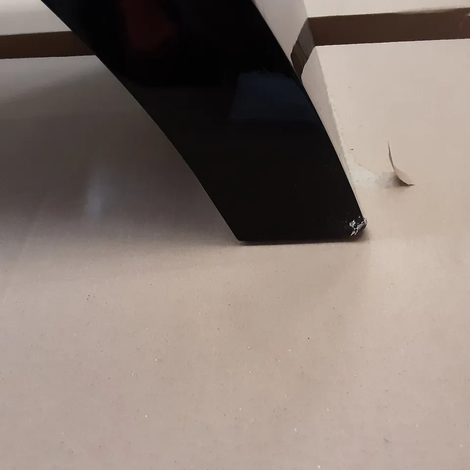 BOXED FURNITURE SHINY BLACK STAND FOR A TABLE 