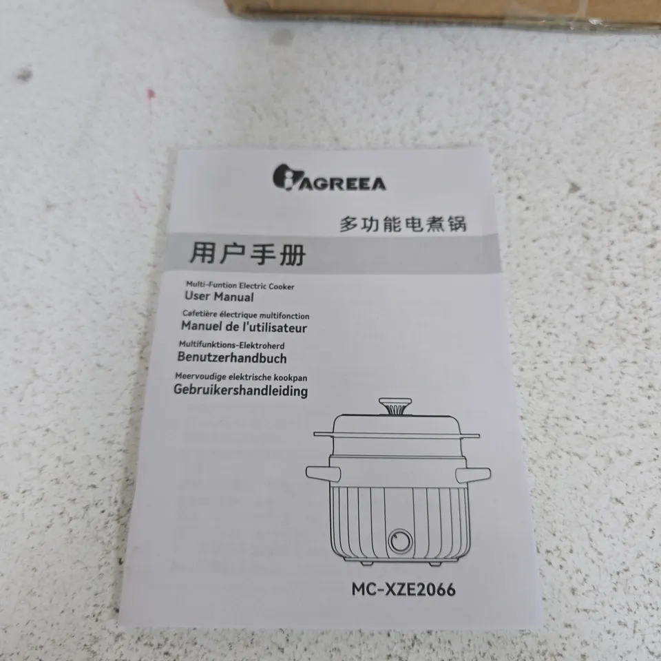 AGREEEA MULTI-FUNCTIONAL ELECTRIC HOTPOT MC-XZE2066