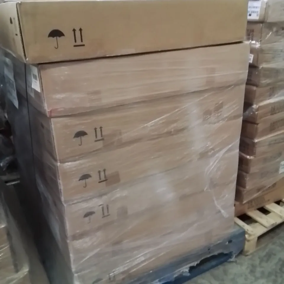 PALLET CONTAINING A LARGE QUANTITY OF BRAND NEW ZORRAS CONSOLE TABLES 