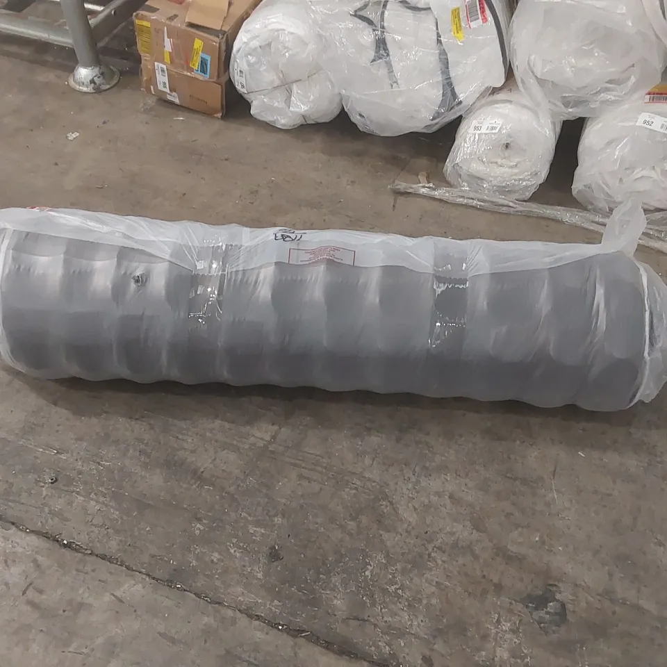 QUALITY BAGGED AND ROLLED DUHART OPEN COIL MATTRESS - 4'6 DOUBLE