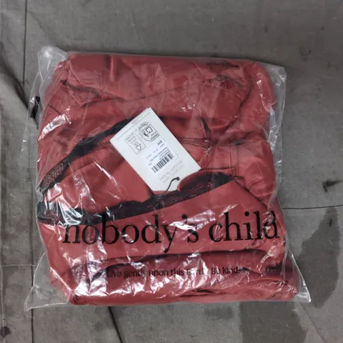 BAGGED NOBODY'S CHILD SIENNA MIDAXI DRESS IN RUST SIZE UK 16