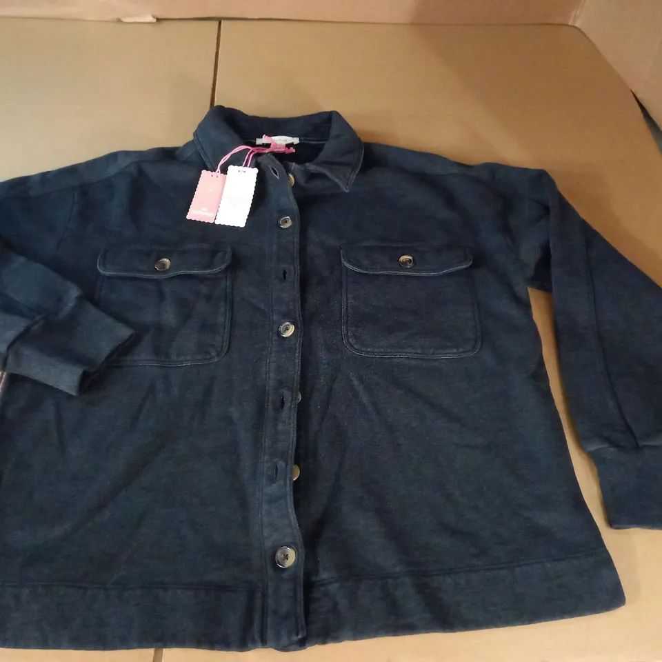 WHITE STUFF HARRIET JACKET IN CHARCOAL GREY - UK 12