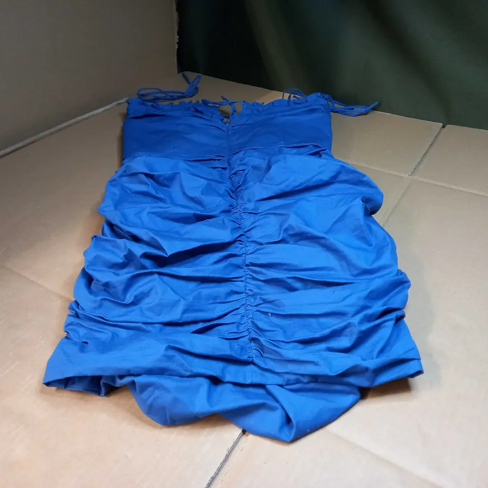 OH POLLY RUCHED CORSET MINI DRESS - SIZE 12