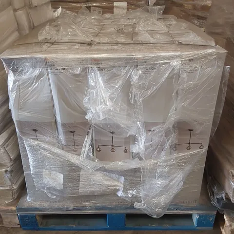PALLET CONTAINING A LARGE QUANTITY OF DESIGNER CEILING LIGHTS