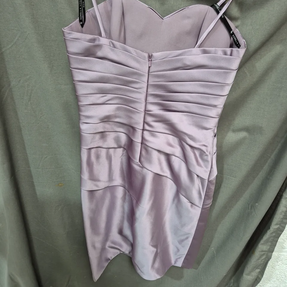 SORELLA VITA LAVENDER BRIDESMAID DRESS, SIZE UK 16J (USA 16J AUS 16J), BACK ZIPPER