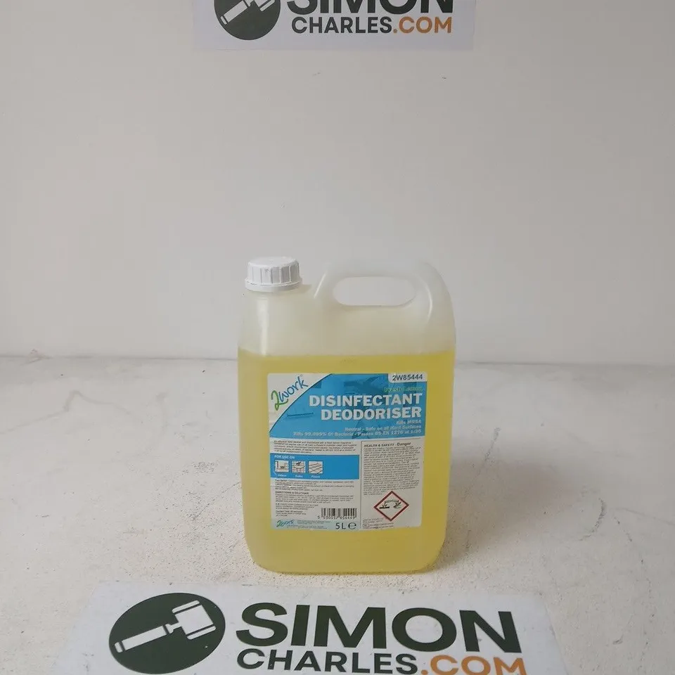 2WORK DISINFECTANT DEODORISER – 5L