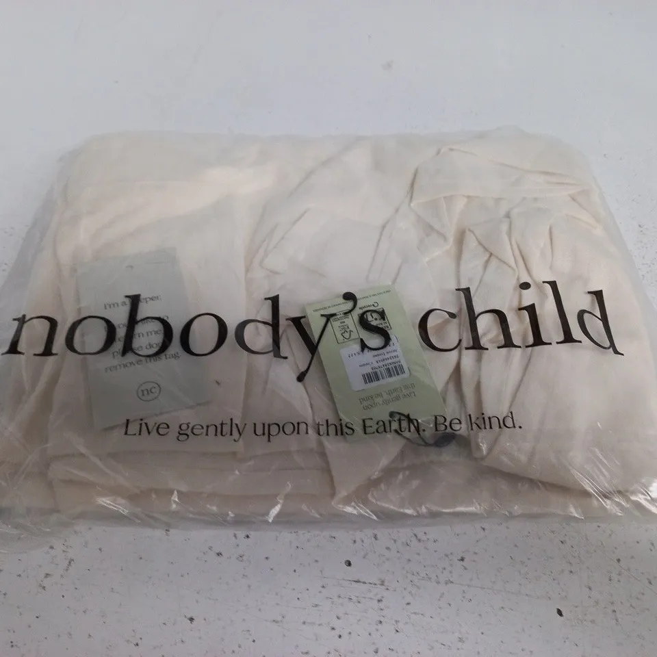 NOBODY'S CHILD CREAM JERSEY TROUSERS – WOMEN'S UK 16 