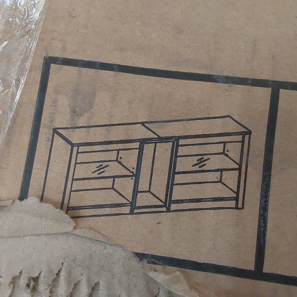 BOXED TV STAND FOR TV'S UP TO 70" - BLACK (1 BOX)