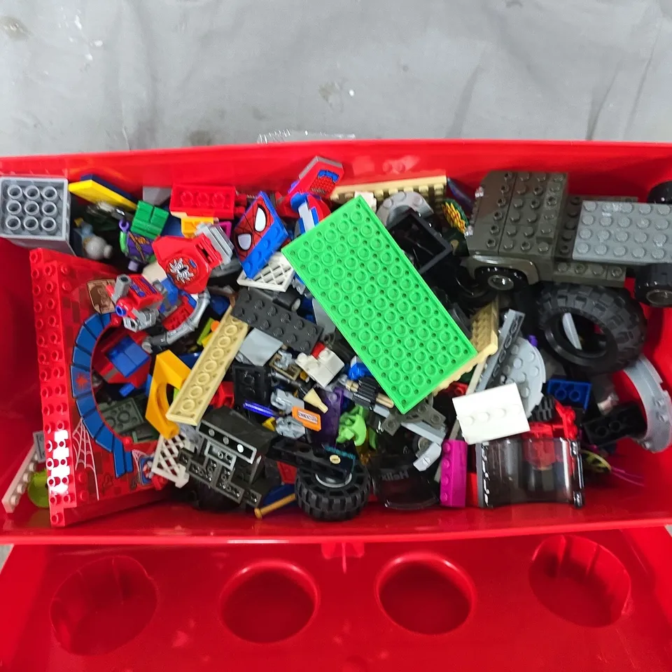 LEGO Building Bricks Assortment in Red Storage Tub