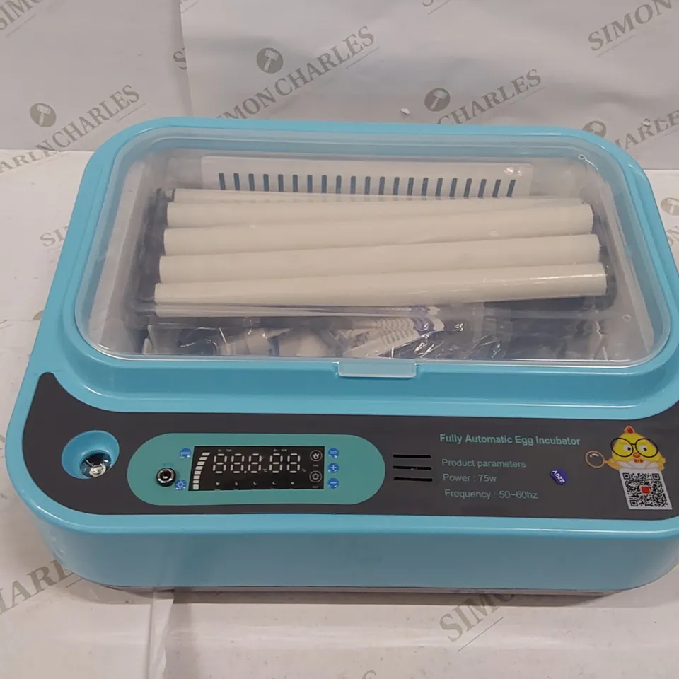 BOXED 24 EGG FULLY AUTOMATIC 75W EGG INCUBATOR (1 BOX)