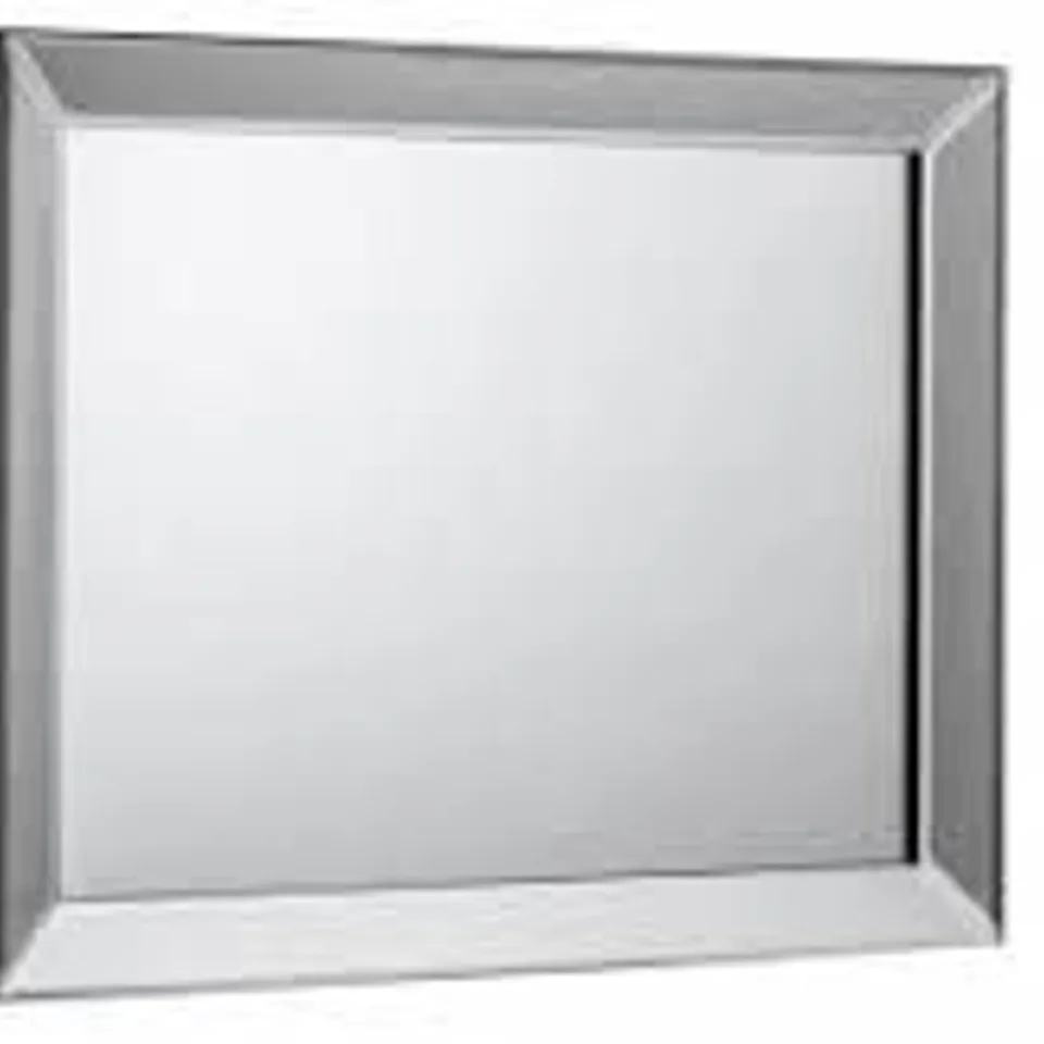 BOXED SOPRANO GLASS ACCENT WALL MIRROR 