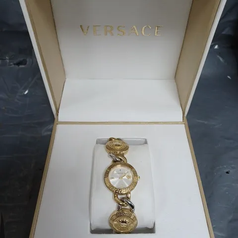 BOXED VERSACE TIMELESS GRECA CHIC WATCH