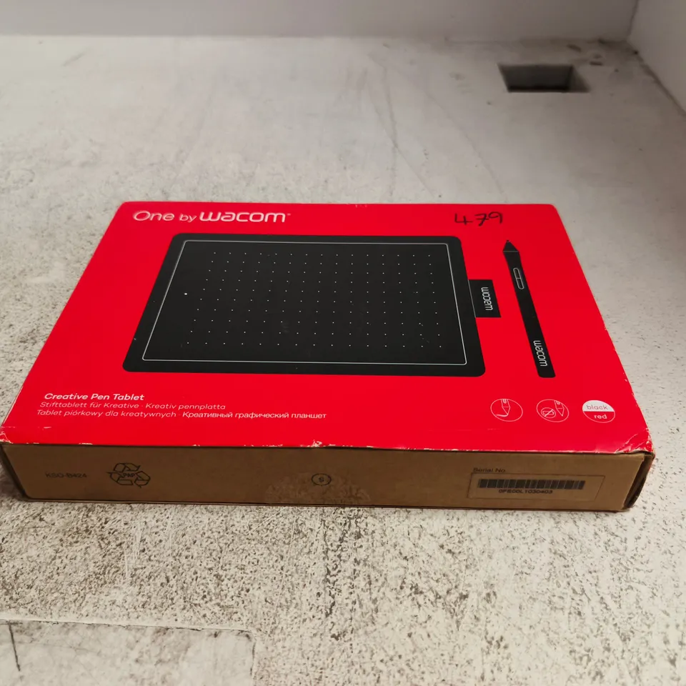 WACOM ONE CREATIVE PEN TABLET – BOXED (RED BOX)