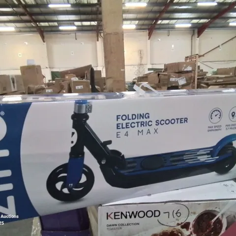 BOXED ZINC E4 MAX ELECTRIC SCOOTER 