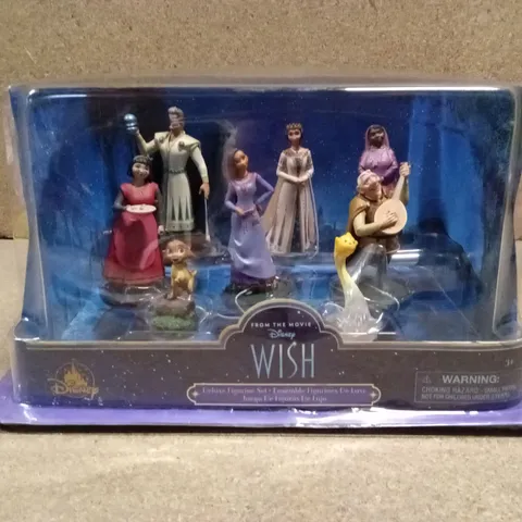 BOXED DISNEY WISH DELUXE FIGURINE SET  APPROXIMATELY 4PCS