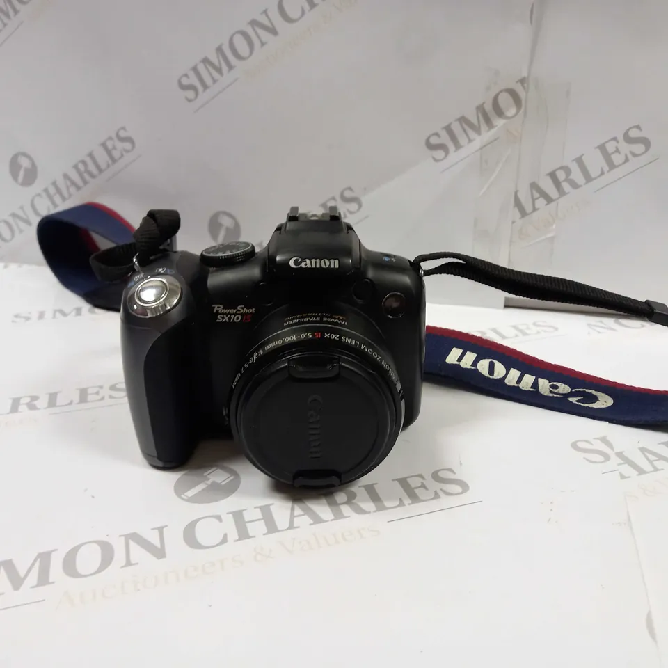 CANON POWERSHOT SX10-IS DIGITAL CAMERA WITH CARRY CASE 