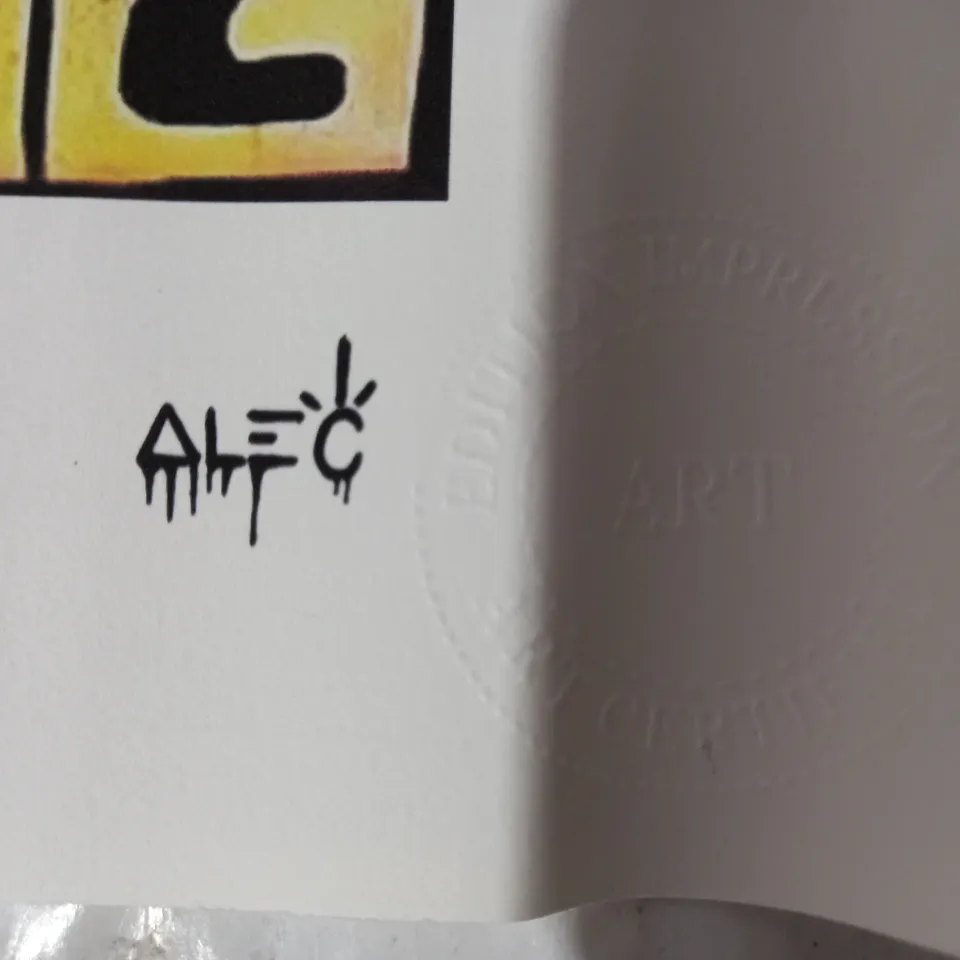 ALEC MONOPOLY SIGNED LIMITED EDITION (12/150) "PABLO JUDICIAL" ART PRINT