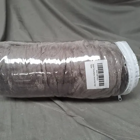 BEDBRIC HOME FLEECE BLANKET - GREY - SINGLE