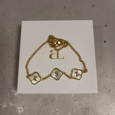 ABBOTT LYON PERSONALISED 'KSZ' BRACELET 