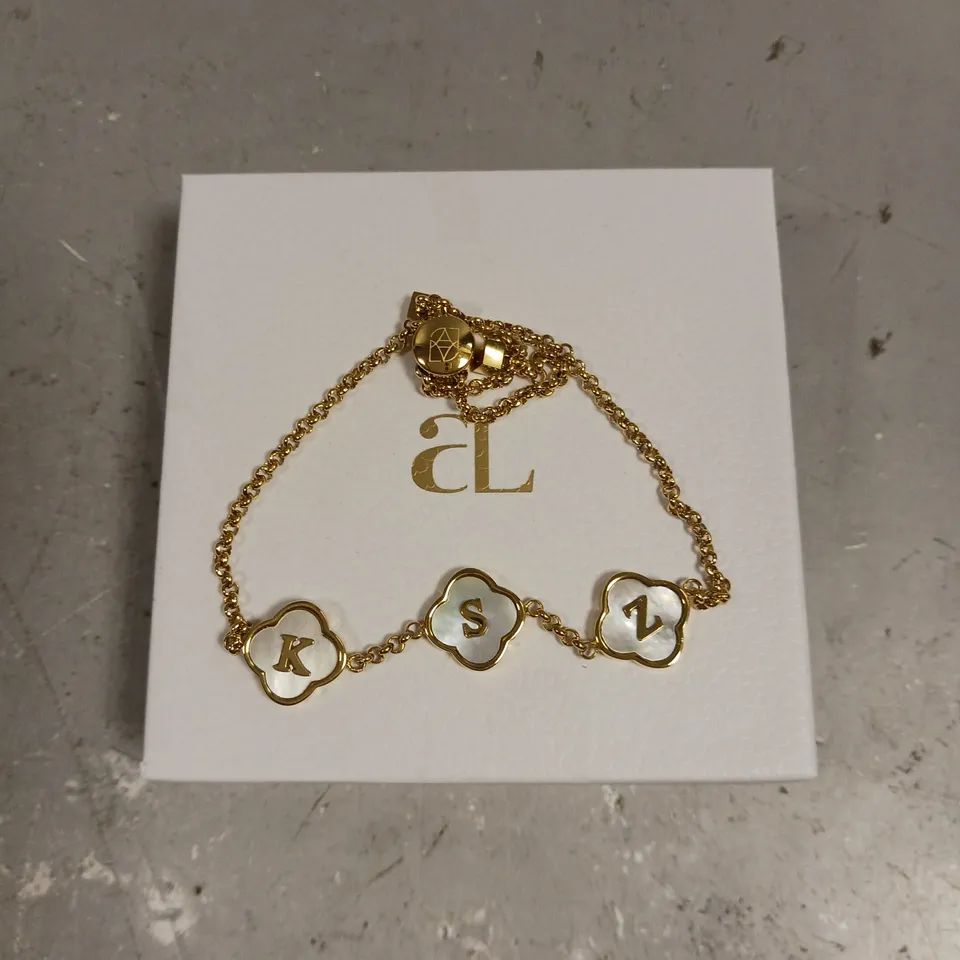ABBOTT LYON PERSONALISED 'KSZ' BRACELET 