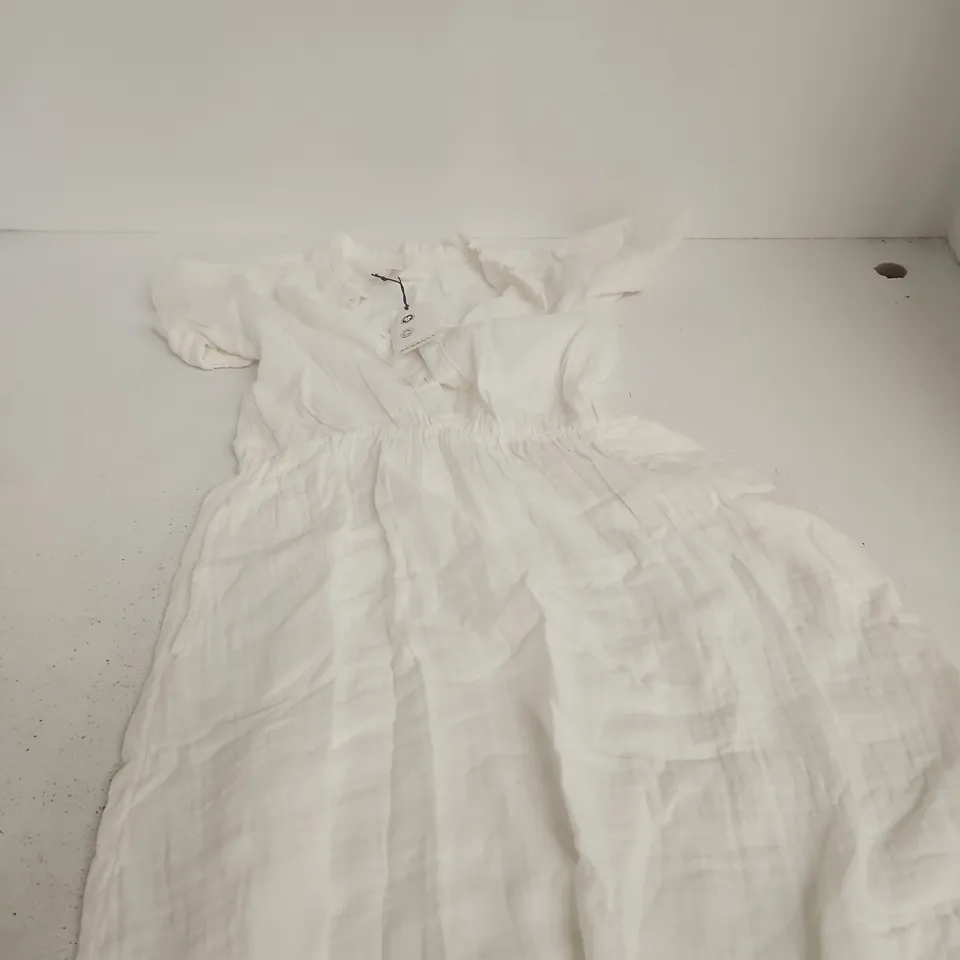 SEASALT CORNWALL SHORE PATH DRESS CHALK – UK 10 