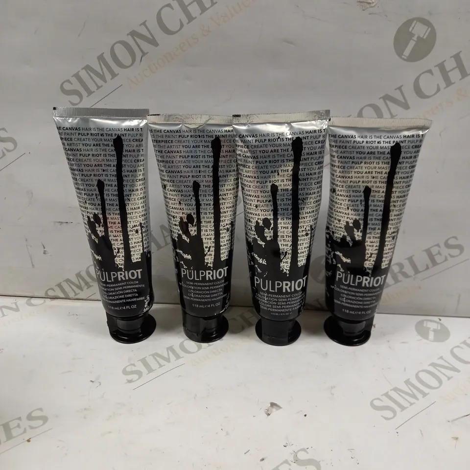 PULP RIOT SEMI PERMANENT HAIR COLOURS TO INCLUDE SAGE, INDIGO, RED ETC