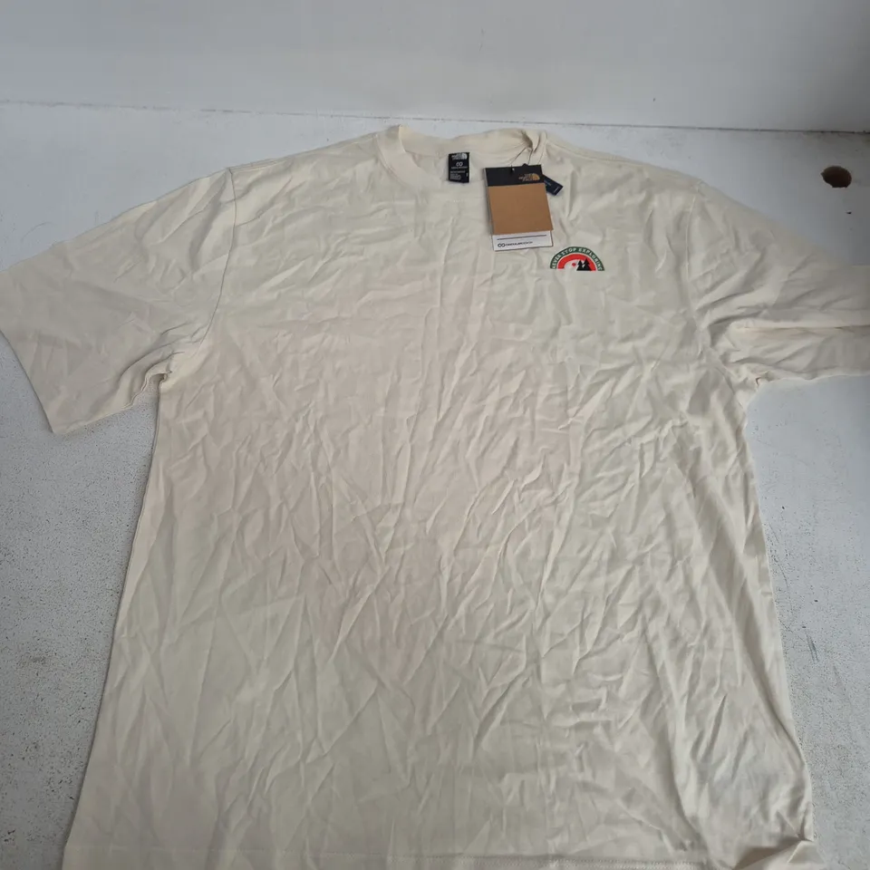THE NORTH FACE UNISEX T-SHIRT – WHITE, UK M