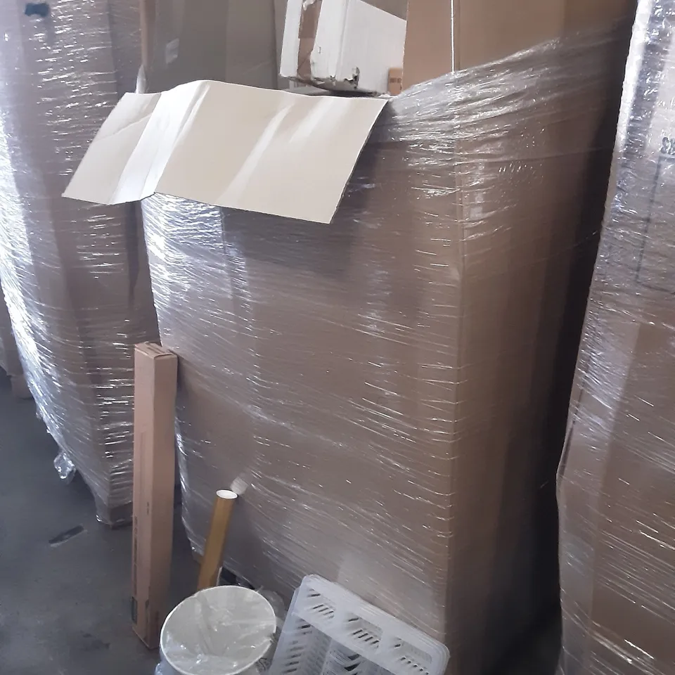 LARGE PALLET OF ASSORTED HOMEWARE ITEMS TO INCLUDE AQUARIUM LIGHTS, MAPS, DISH DRAINERS ETC