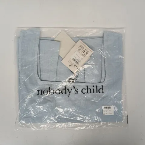 BAGGED NOBODY'S CHILD STANLEY TOP IN BLUE SIZE UK 8