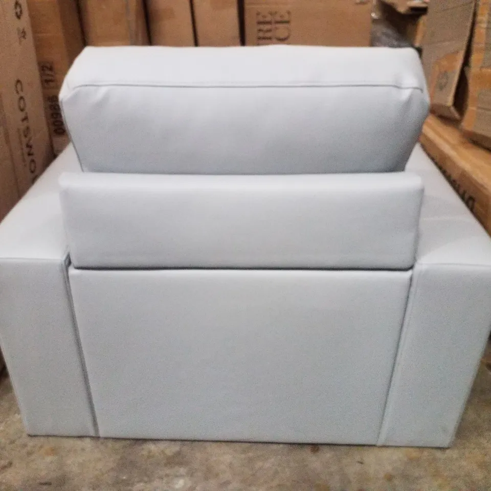 DESIGNER BALTIMORE LIGHT GREY ARMCHAIR