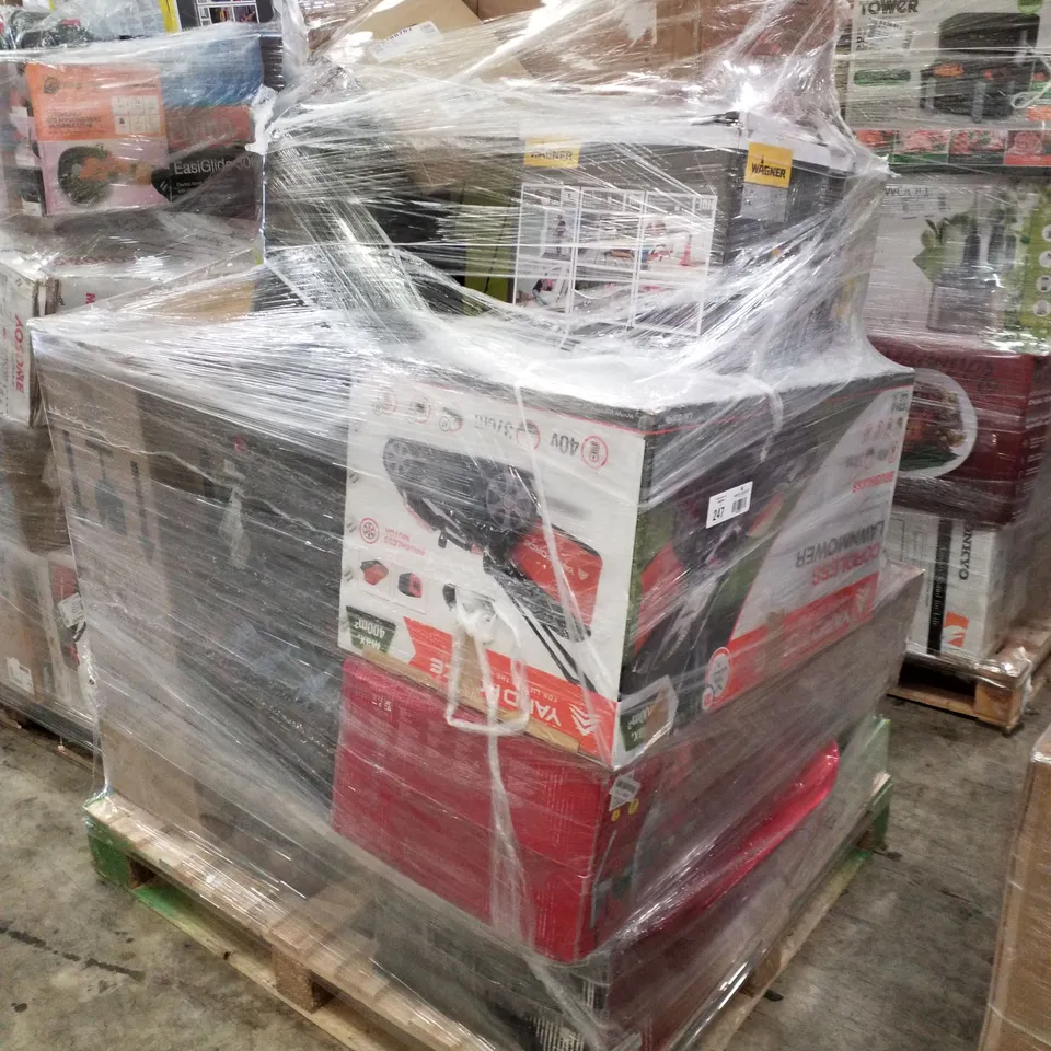 PALLET OF APPROXIMATELY 17 UNPROCESSED RAW RETURN HOUSEHOLD AND ELECTRICAL GOODS TO INCLUDE;