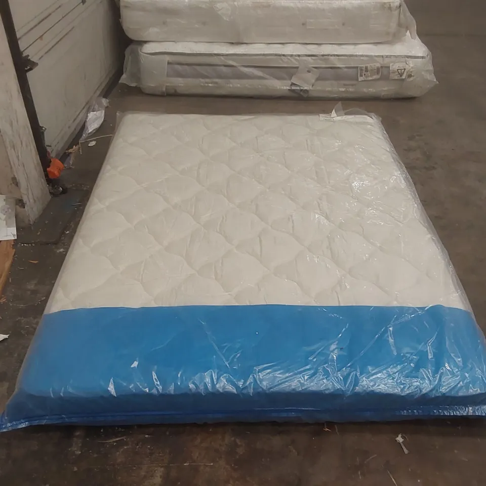 QUALITY BAGGED DESIGNER KING SIZE 150cm AIRSPRUNG LUXURY QUILTED MEDIUM MATTRESS RRP £259