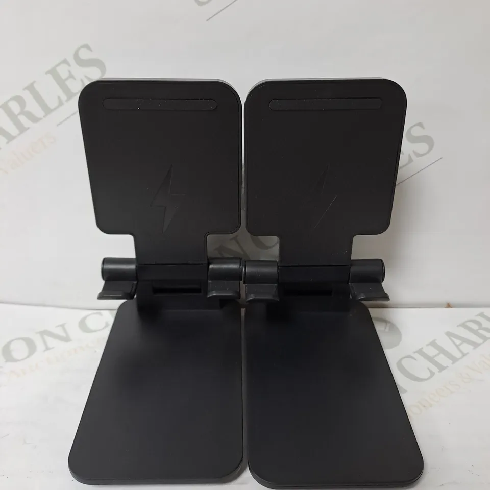 BELL & HOWELL SET OF 2 CLEVER GRIP WIRELESS CHARGING PHONE HOLDERS