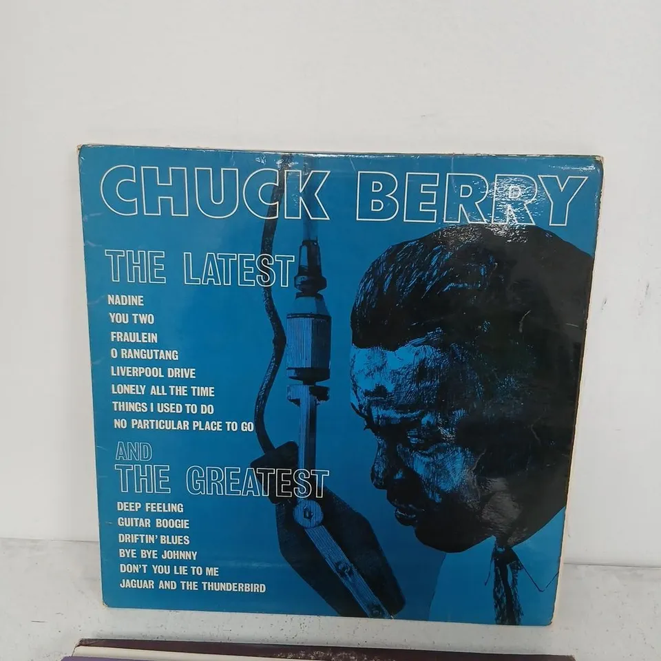 APPROXIMATELY 10 ASSORTED VINTAGE VINYL LPS (MUSIC) – VARIOUS ARTISTS TO INCLUDE; PRINCE, MEGA CITY AND CHUCK BERRY