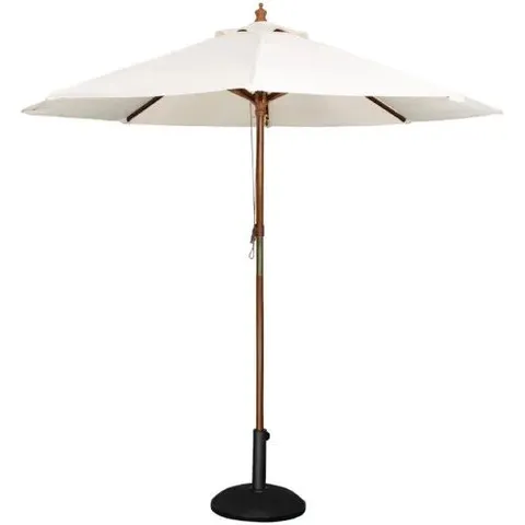 BOXED BOLERO ROUND PULLEY PARASOL CREAM 2.5M