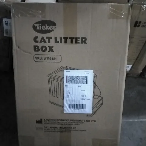 BOXED TIEKER CAT LITTER BOX