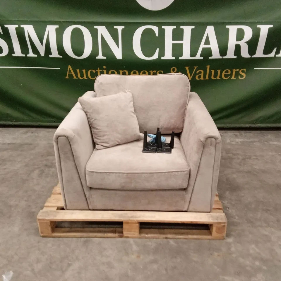 MESSINA STANDARD BACK FABRIC ARMCHAIR RRP £449