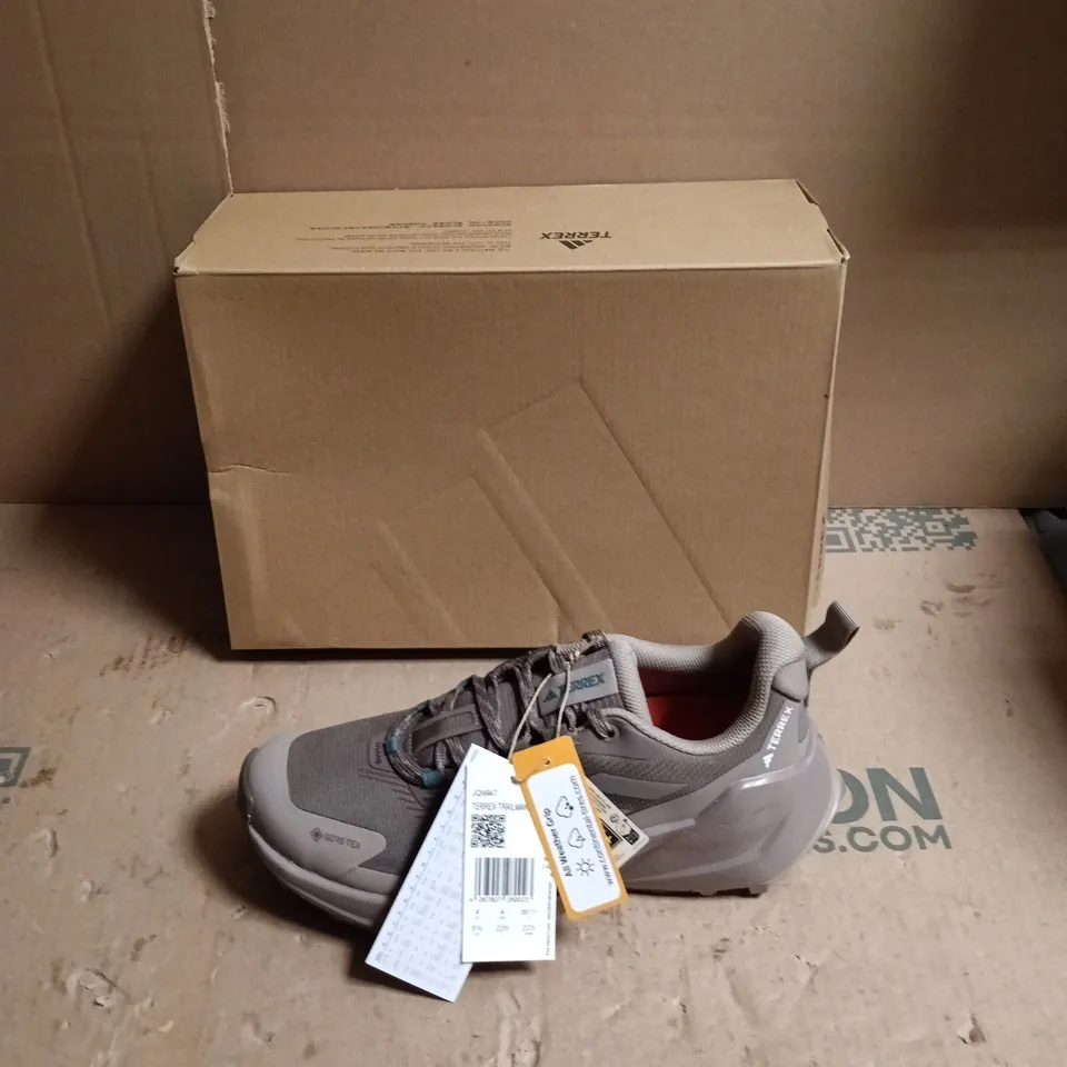  TERREX HIKING SHOES – GREY/BLUE - SIZE UK 4 