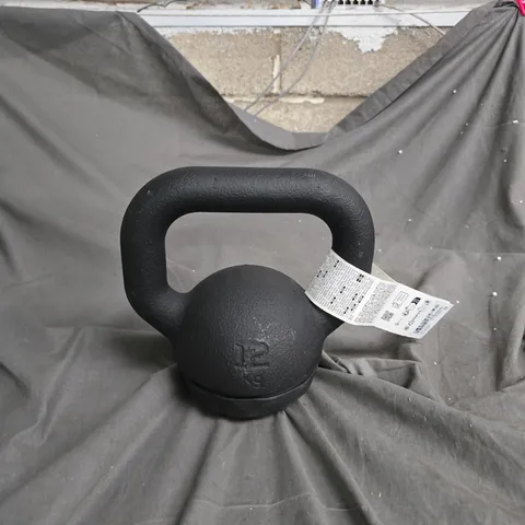 KETTLEBELL - 12 KG (CAST IRON)