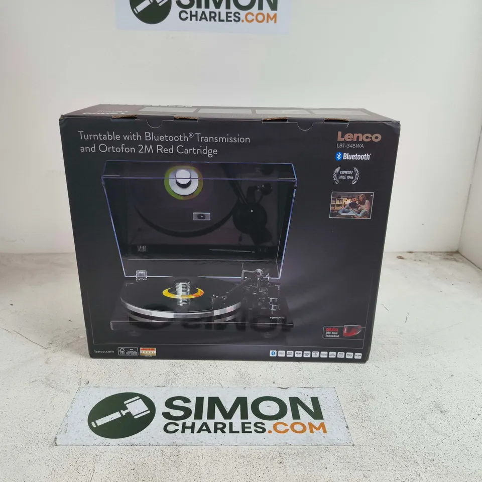 LENCO LBT-345WA BLUETOOTH TRANSMISSION TURNTABLE