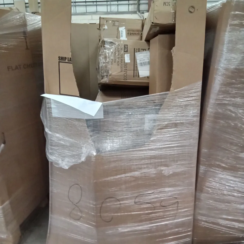 PALLET OF ASSORTED ITEMS INCLUDING KIDS PLAY TENT, SEEZSSA PORTABLE TOILET, ASTROAI TEMPERATURE CONTROL FRIDGE, STORAGE CHEST, OUSE OF PARTY, SMART HEATER